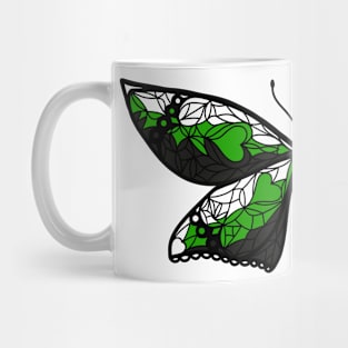 Fly With Pride: Neutrois Flag Butterfly Mug